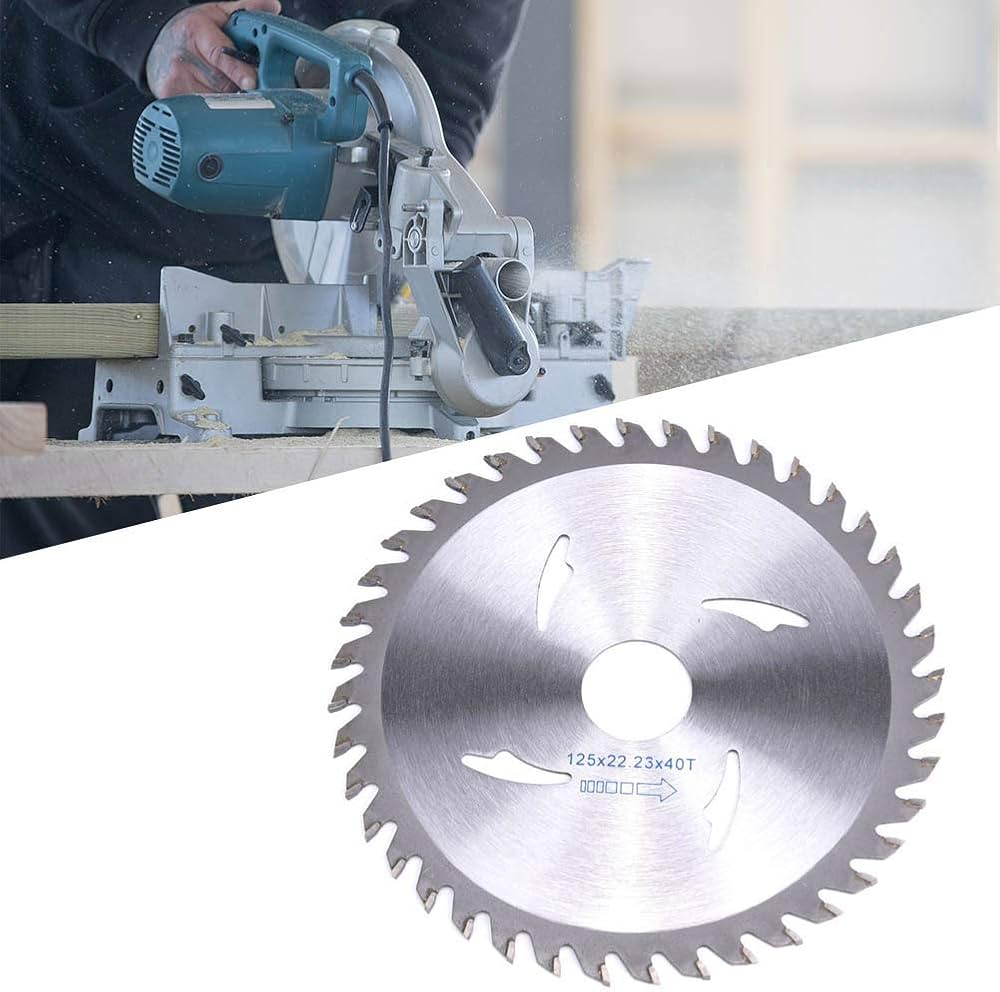 Amazon.co.jp: チップソー 丸鋸刃 内径22.23mm 外径125mm 40歯